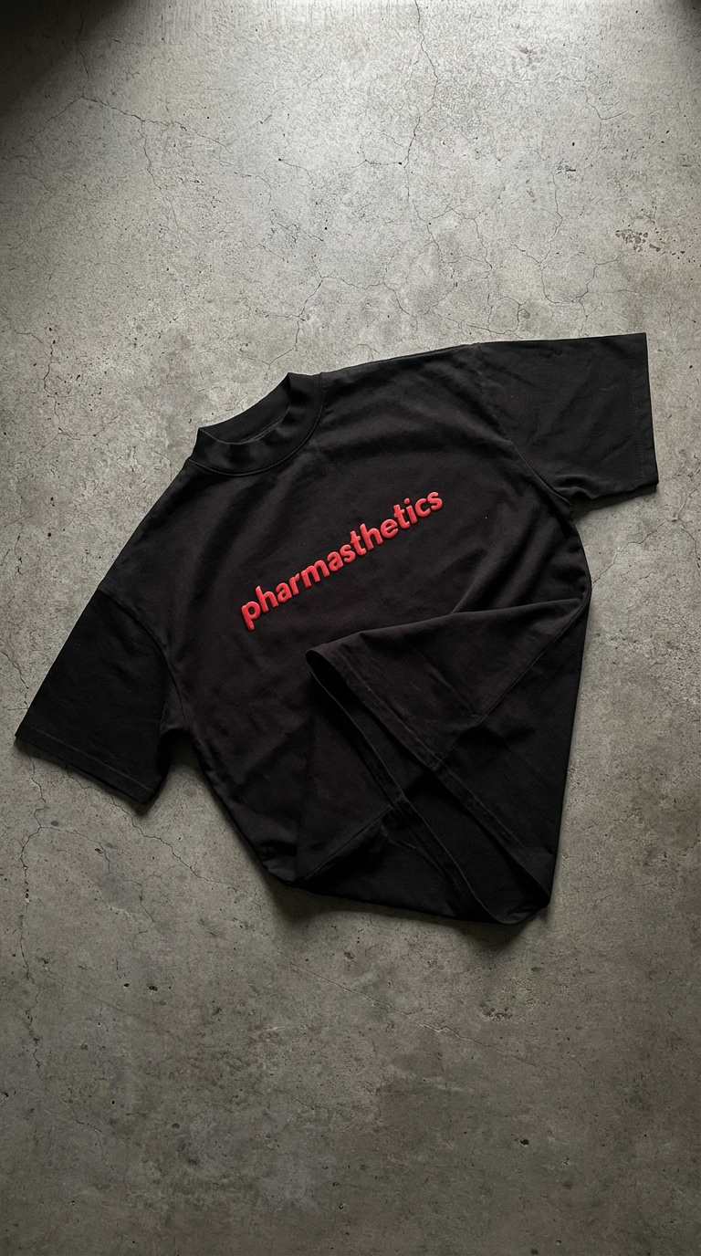 Anthracite Black Flagship Oversized Tshirt